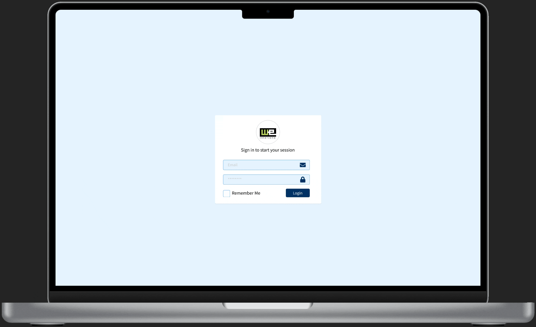 We Intervene - Desktop User Onboarding