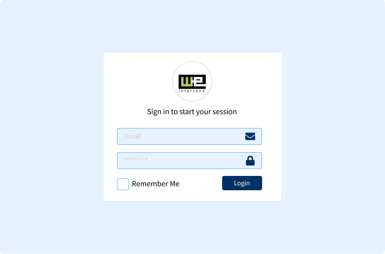 We Intervene - Mockup